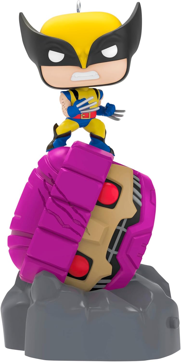 Hallmark 2025 Keepsake X-Men Christmas Ornament Wolverine Defeats Sentinel