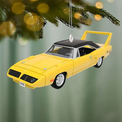 Hallmark 2026 Christmas Ornament Mini Lil' Classic Cars 1970 Plymouth Superbird 2026 Metal Ornament, 0.75"