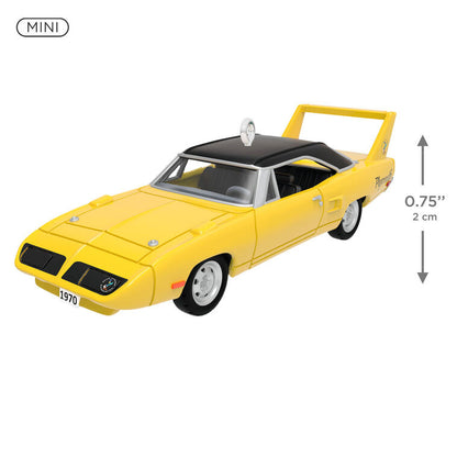 Hallmark 2026 Christmas Ornament Mini Lil' Classic Cars 1970 Plymouth Superbird 2026 Metal Ornament, 0.75"