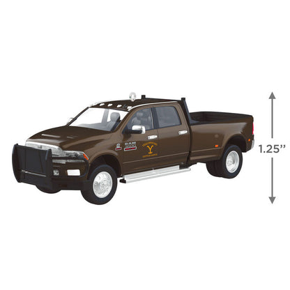 Hallmark Keepsake Christmas Ornament 2025, The Car's The Star Yellowstone 2014 Dodge Ram 3500, TV Show Gifts - BCGiftMall