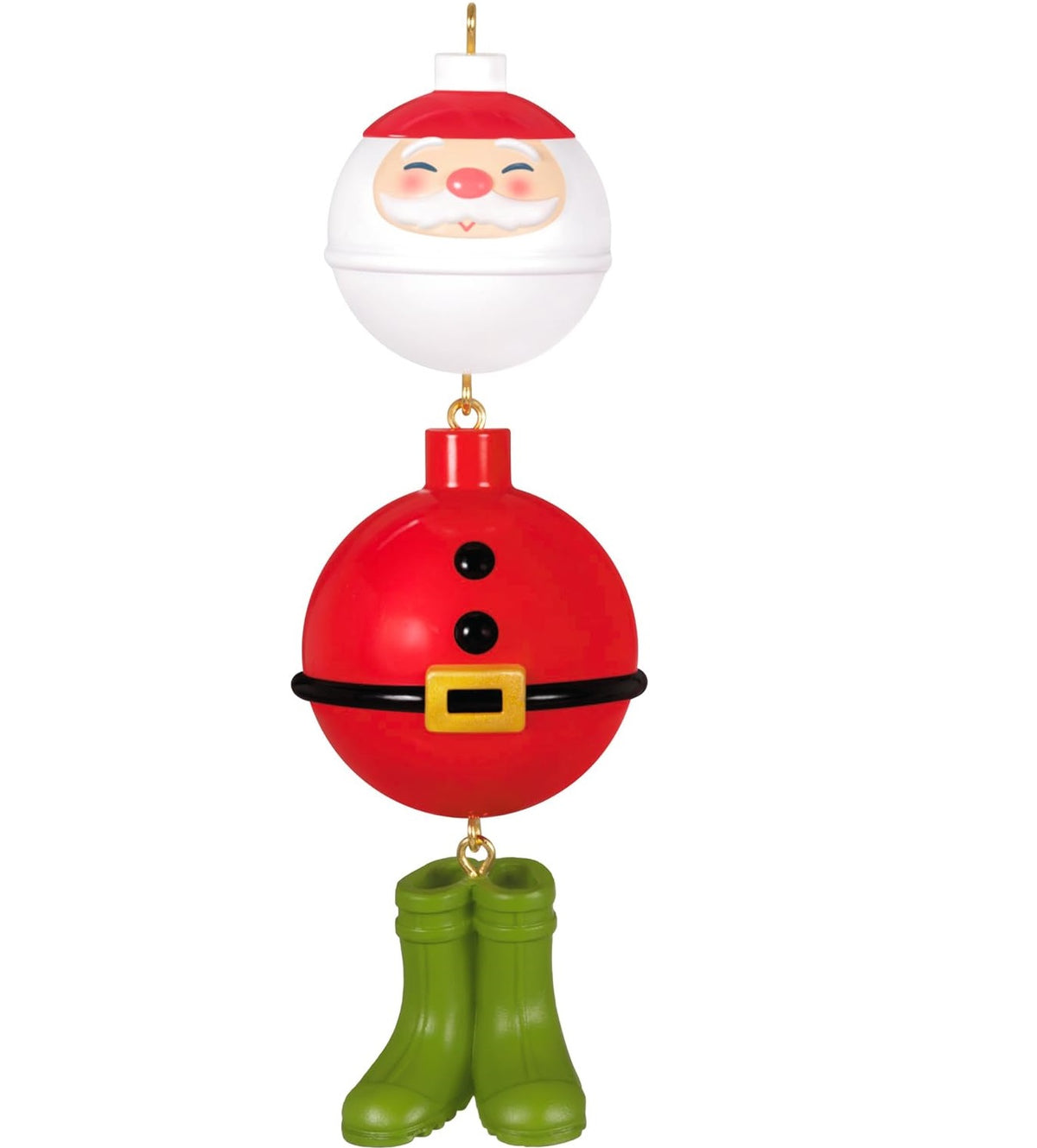 Hallmark Keepsake Christmas Ornament 2025, Hooked on Santa, Outdoors Gifts