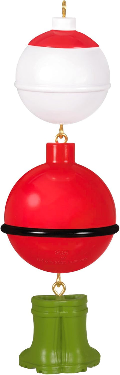 Hallmark Keepsake Christmas Ornament 2025, Hooked on Santa, Outdoors Gifts